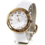 Marc Jacobs Amy White Dial White Leather Strap Watch for Women - MBM1180 Buy Now By Marc Jacobs