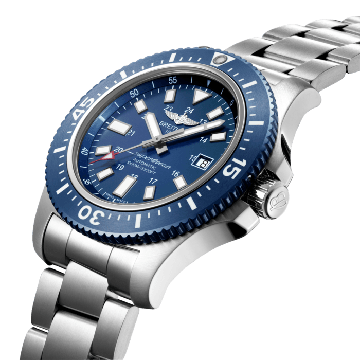 Shop Breitling Superocean II Special Mariner Blue Ceramic Bezel 44mm Mens Watch - Y1739316/C959 in USA