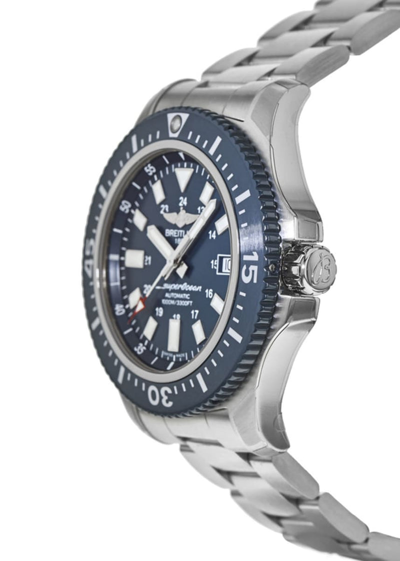 Shop Breitling Superocean II Special Mariner Blue Ceramic Bezel 44mm Mens Watch - Y1739316/C959 in USA
