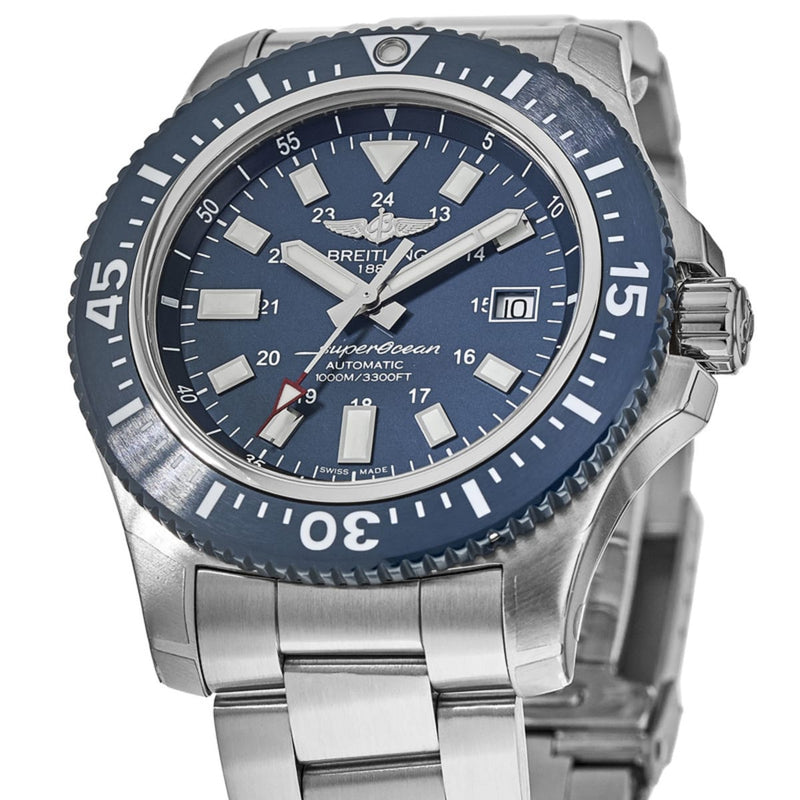 Shop Breitling Superocean II Special Mariner Blue Ceramic Bezel 44mm Mens Watch - Y1739316/C959 in USA
