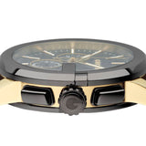 Shop Gucci G Chrono Black Dial Black Leather Strap Watch For Men - YA101203 in USA