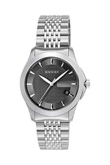 Gucci G Timeless Black Dial Silver Steel Strap Watch For Men - YA126402 Buy Now By Gucci
