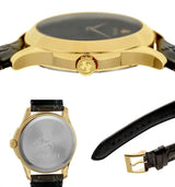 Shop Gucci G Timeless Quartz Brown Dial Brown Leather Strap Watch for Men - YA1264035 in USA