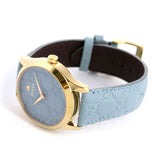 Gucci G Timeless Quartz Blue Dial Blue Leather Strap Watch For Men - YA1264097 Buy Now By Gucci