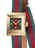 Gucci G-Frame Multicolored Dial Two Tone Nylon Strap Watch For Women - YA128527