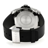 Shop Gucci Dive Quartz Kingsnake Black Dial Black Rubber Strap Watch For Men - YA136217 in USA