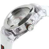 Shop Gucci Sync Quartz White Dial White Rubber Strap Unisex Watch - YA137302 in USA