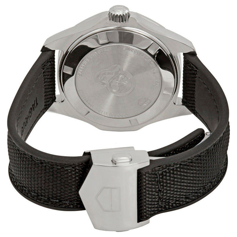 Tag Heuer Aquaracer Diamonds Mother of Pearl Black Dial Black Nylon Strap Watch for Women - WAY131P.FT6092 Buy Now By Tag Heuer