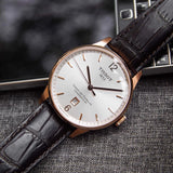 Tissot Chemin Des Tourelles Powermatic 80 Silver Dial Brown Leather Strap Watch For Men - T099.407.36.037.00 Buy Now By Tissot