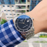 Tissot Luxury Powermatic 80 Black Dial Silver Steel Strap Watch for Men - T086.407.11.201.02 Buy Now By Tissot