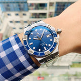Maurice Lacroix Aikon Venturer Blue Dial Silver Steel Strap Watch for Men - AI6058-SS002-430-1 Buy Now By Maurice Lacroix