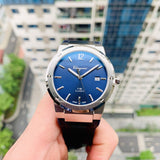 Salvatore Ferragamo F-80 Classic Blue Dial Blue Leather Strap Watch for Men - SFDT00319 Buy Now By Salvatore Ferragamo
