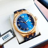 Maurice Lacroix Aikon Limited Edition Blue Dial Blue Leather Strap Watch For Men - AI6008-BRZ01-420-1 Buy Now By Maurice Lacroix