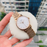 Tissot T Classic Everytime Small White Dial Rose Gold Mesh Bracelet Watch For Women - T109.210.33.031.00 Buy Now By Tissot
