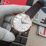 Tissot T Classic Tradition Chronograph White Dial Brown Leather Strap Watch For Men - T063.617.36.037.00 Buy Now By Tissot