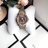 Gucci G Timeless Brown Dial Brown Leather Strap Watch For Women - YA1264056 Buy Now By Gucci