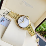 Tissot T Classic PR 100 Lady White Dial Gold Steel Strap Watch for Women - T101.210.33.031.00 Buy Now By Tissot