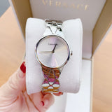 Calvin Klein Snake Silver Dial Silver Steel Strap Watch For Women - K6E23146 Buy Now By Calvin Klein