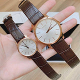 Calvin Klein City White Mother of Pearl Dial Brown Leather Strap Watch for Women - K2G23620 Buy Now By Calvin Klein