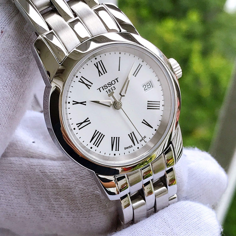 Tissot T Classic Dream White Dial Silver Steel Strap Watch For Men - T033.210.11.013.00 Buy Now By Tissot