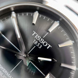 Tissot Gentleman Powermatic 80 Silicium Black Dial Silver Steel Strap Watch For Men - T127.407.11.061.01 Buy Now By Tissot