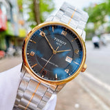 Tissot T Classic Luxury Powermatic 80 Black Dial Silver Steel Strap Watch For Men - T086.407.22.067.00 Buy Now By Tissot