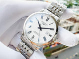 Longines Record Automatic Stainless Steel 40mm Watch for Men - L2.821.4.11.6 Buy Now By Longines