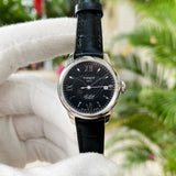 Tissot Le Locle Automatic Lady Black Dial Black Leather Strap Watch for Women - T41.1.123.57 Buy Now By Tissot
