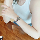 Gucci Guccissima Quartz Diamonds Brown Dial Silver Steel Strap Watch For Women - YA134503 Buy Now By Gucci