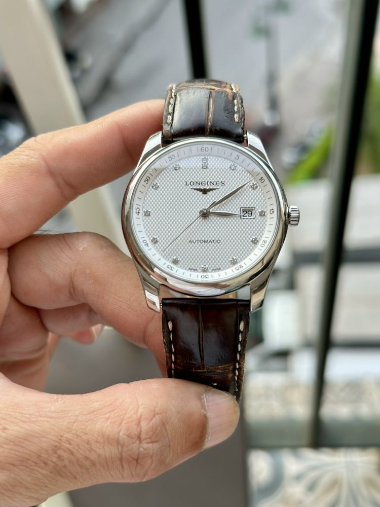 Longines Master Collection Automatic 40mm White Dial Brown Leather Strap Watch for Men - L2.793.4.77.3 Buy Now By Longines