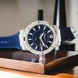 Salvatore Ferragamo F-80 Blue Dial Blue Rubber Strap Watch For Men - SFHY01022 Buy Now By Salvatore Ferragamo