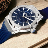 Salvatore Ferragamo F-80 Blue Dial Blue Rubber Strap Watch For Men - SFHY01022 Buy Now By Salvatore Ferragamo