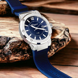 Salvatore Ferragamo F-80 Blue Dial Blue Rubber Strap Watch For Men - SFHY01022 Buy Now By Salvatore Ferragamo