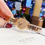 Gucci G Timeless Quartz Rose Gold Dial Rose Gold Steel Strap Watch For Women - YA126567 Buy Now By Gucci