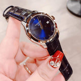 Tissot Couturier Lady Blue Dial Blue Leather Strap Watch for Women - T035.210.16.041.00 Buy Now By Tissot
