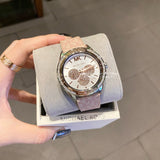 Michael Kors Jessa Quartz Silver Dial Pink Silicone Strap Watch For Women - MK7268 Buy Now By Michael Kors