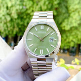 Citizen x Pantone Automatic Peaceful Green Dial Silver Steel Strap Watch For Men - NJ0158-89Z Buy Now By Citizen