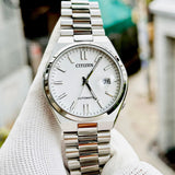 Citizen Tsuyosa Automatic White Dial Silver Steel Strap Watch For Men - NJ0150-81A Buy Now By Citizen