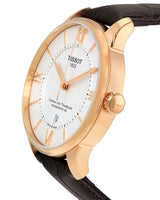 Tissot Chemin Des Tourelles Powermatic 80 Cosc Silver Dial Brown Leather Strap Watch For Men - T099.408.36.038.00 Buy Now By Tissot
