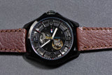 Tommy Hilfiger Bruce Automatic Black Dial Brown Leather Strap Watch for Men - 1791280 Buy Now By Tommy Hilfiger