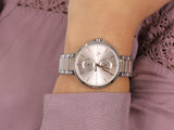 Shop Tommy Hilfiger Angela Chronograph Pink Dial Two Tone Steel Strap Watch for Women - 1782127 in USA