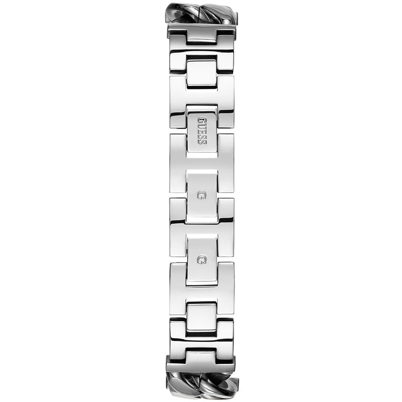 Shop Guess Vanity Silver Dial Silver Steel Strap Watch for Women - W1029L1 in USA