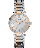 Guess Park Ave Silver Dial Two Tone Steel Strap Watch for Women - W0636L1 Buy Now By Guess