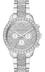 Michael Kors Layton Chronograph Silver Dial Silver Steel Strap Watch For Women - MK6976 Buy Now By Michael Kors
