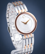 Movado Esperanza Mother of Pearl Dial Two Tone Steel Strap Watch For Women - 0607114 Buy Now By Movado