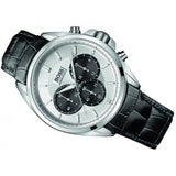 Hugo Boss Driver Chronograph Quartz Silver Dial Black Leather Strap Watch For Men - 1512880 Buy Now By Hugo Boss