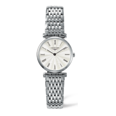 Longines La Grande Classique White Dial Silver Steel Strap Watch for Women - L4.209.4.71.6 Buy Now By Longines