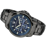 Maserati Successo Chronograph Blue Dial Black Steel Strap Watch For Men - R8873621005 Buy Now By Maserati