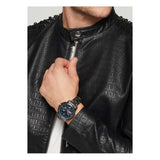 Maserati Successo Chronograph Blue Dial Black Steel Strap Watch For Men - R8873621005 Buy Now By Maserati