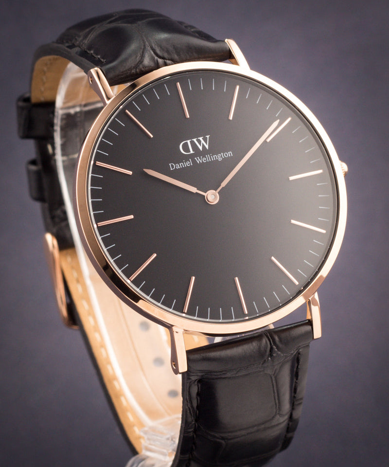 Daniel Wellington Classic Reading Black Dial Black Leather Strap Watch For Men - DW00100129 Buy Now By Daniel Wellington